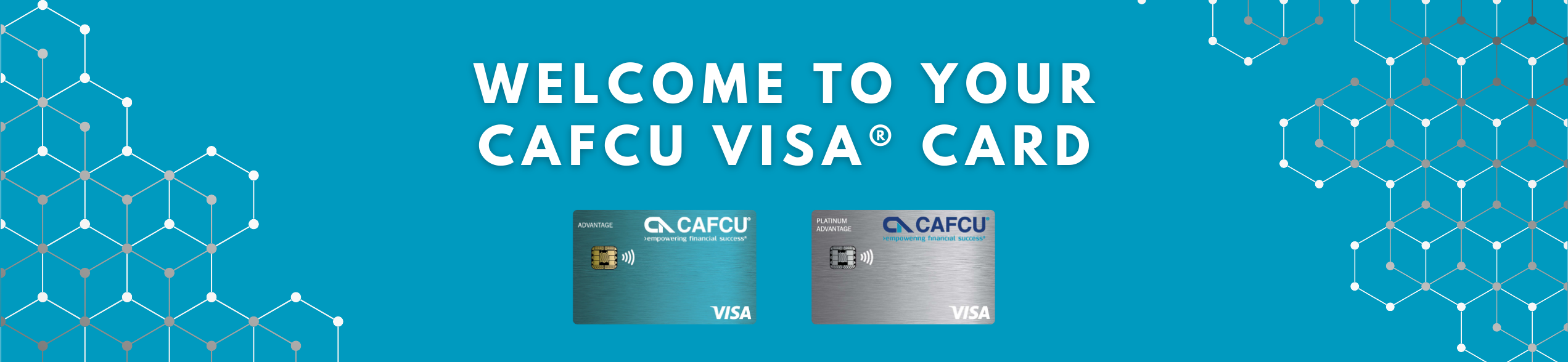 Welcome to your new Visa credit card